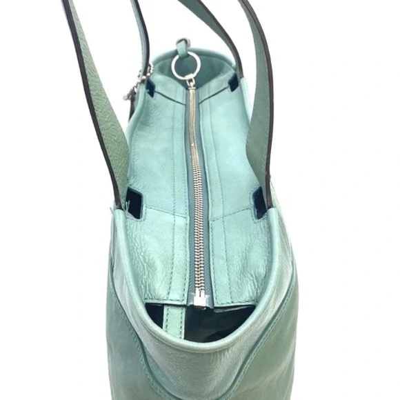 Coach Women's Laser-Cut Signature Aubrey Leigh Slim Leather Tote 17041 - Picture 6 of 14